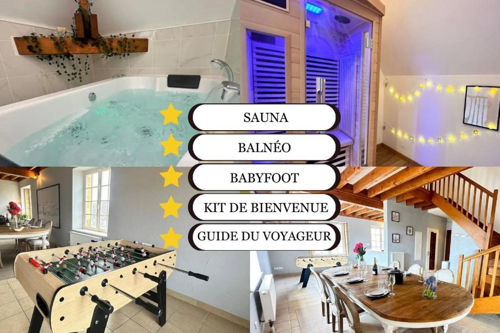 S Bayleved'Air Duplex Vue Chateau, Balneo Et Sauna Sedan Eksteriør billede